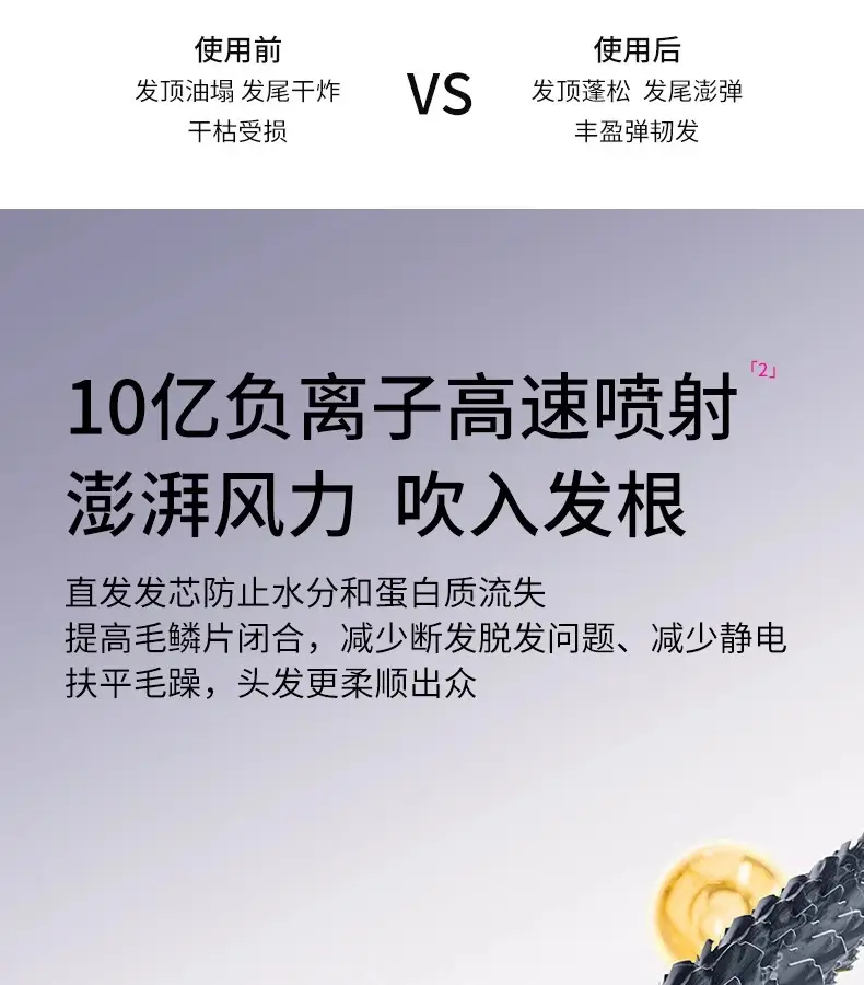 High-Speed Hair Dryer with Negative Ion Technology — feature 15