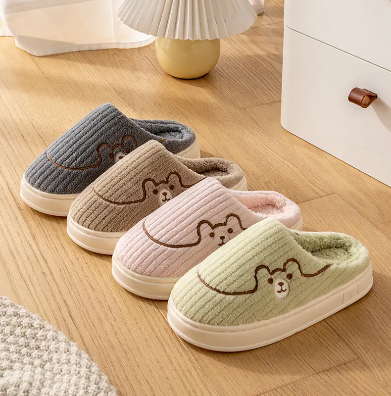 Women's 2026 New Model Winter Home Indoor Warm Plush Slippers with a Stepping-On-Clouds Feel, Suitable for Men in Autumn and Winter — feature 15
