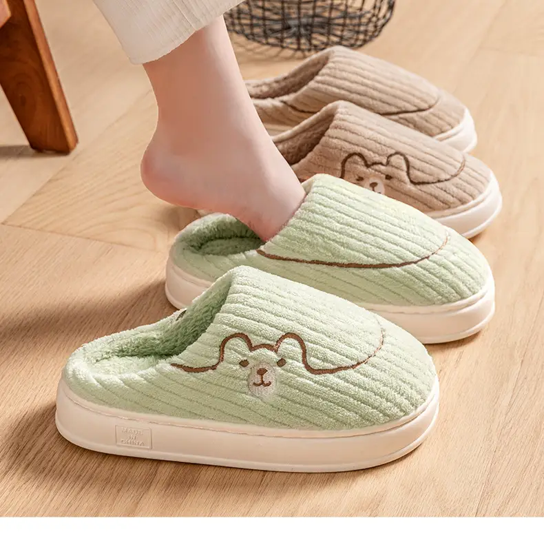 Women's 2026 New Model Winter Home Indoor Warm Plush Slippers with a Stepping-On-Clouds Feel, Suitable for Men in Autumn and Winter — feature 19