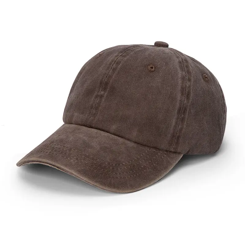 Purple Washed Baseball Cap for Men Golf Sun Hat - Image 2