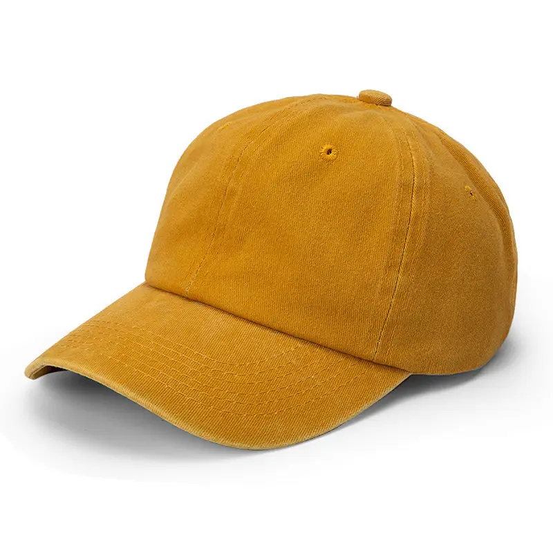 Purple Washed Baseball Cap for Men Golf Sun Hat - Image 3
