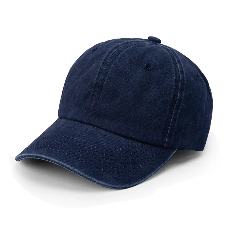 Purple Washed Baseball Cap for Men Golf Sun Hat - Image 5