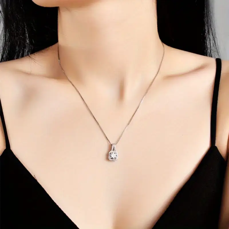 High-End Square Diamond Pendant Earrings for Women — feature 6