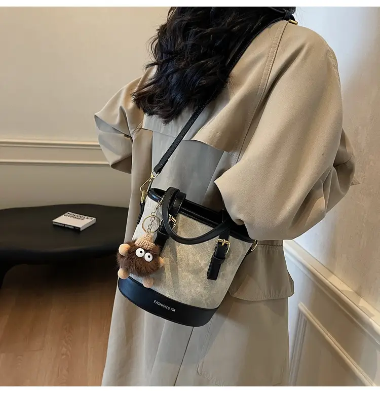 Crossbody Bag for Women with Pom Pom Decor — feature 13
