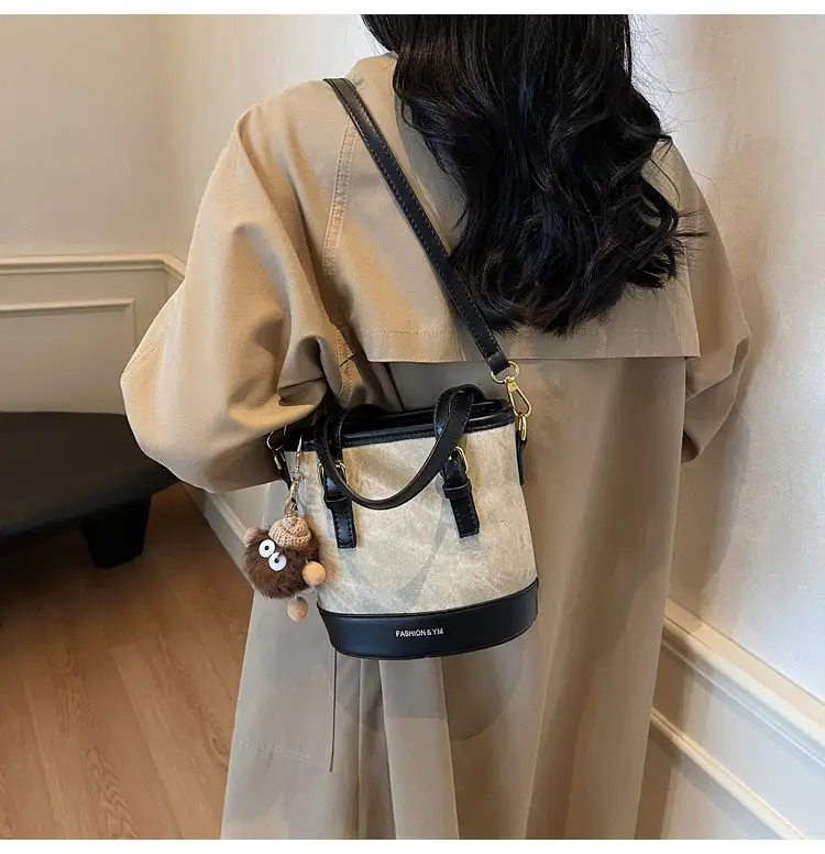 Crossbody Bag for Women with Pom Pom Decor — feature 15