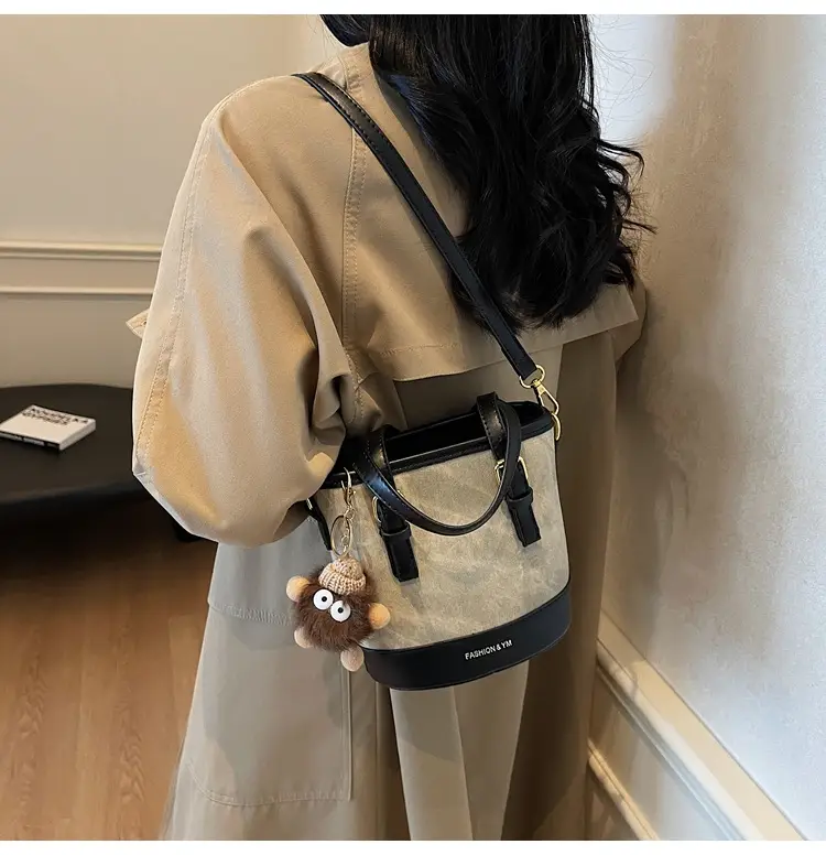 Crossbody Bag for Women with Pom Pom Decor — feature 16