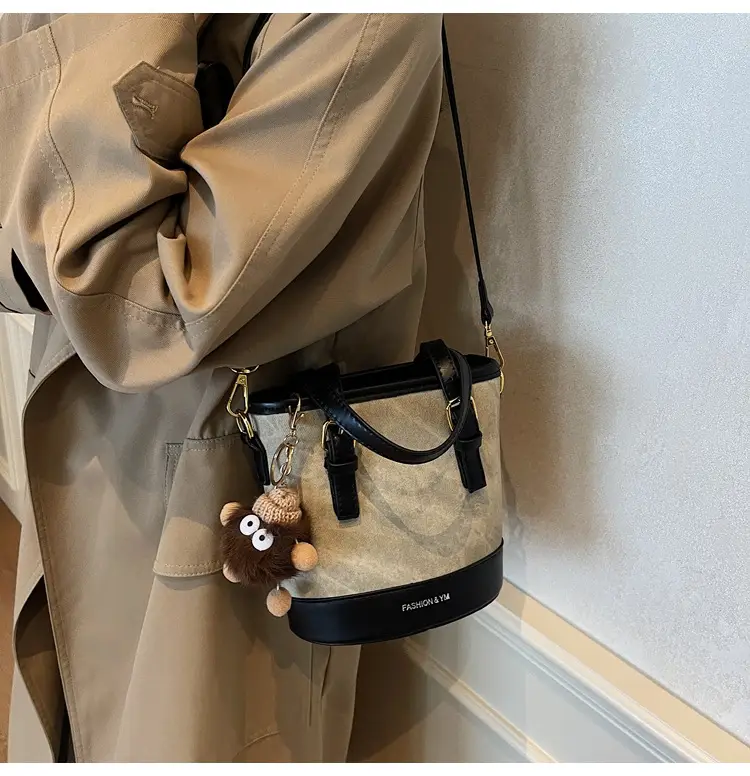Crossbody Bag for Women with Pom Pom Decor — feature 17