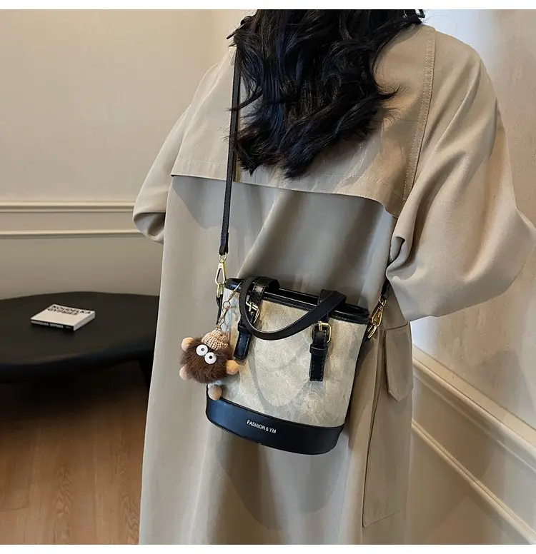 Crossbody Bag for Women with Pom Pom Decor — feature 18