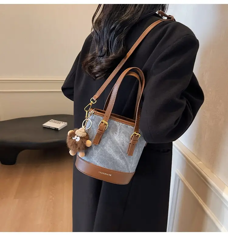 Crossbody Bag for Women with Pom Pom Decor — feature 19