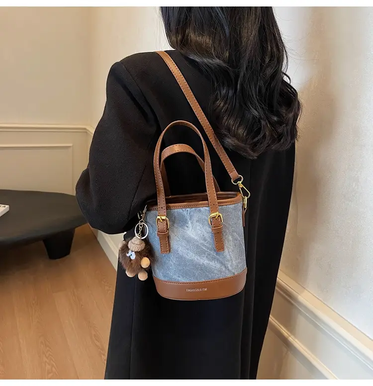 Crossbody Bag for Women with Pom Pom Decor — feature 21