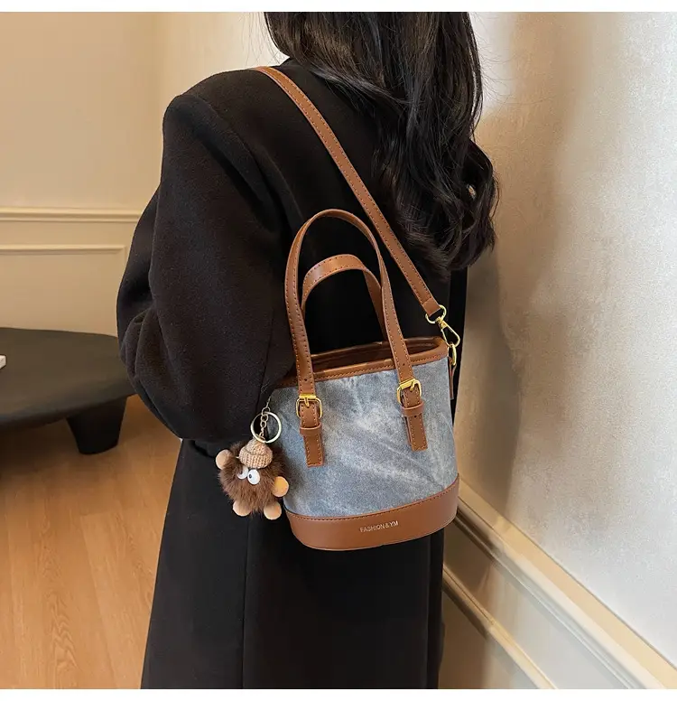 Crossbody Bag for Women with Pom Pom Decor — feature 22