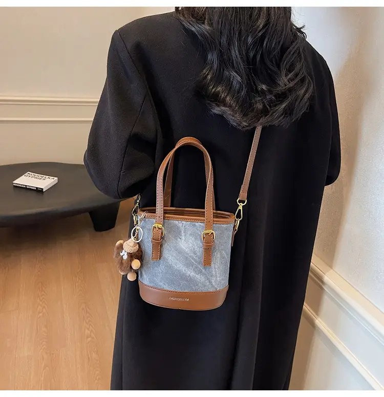 Crossbody Bag for Women with Pom Pom Decor — feature 23