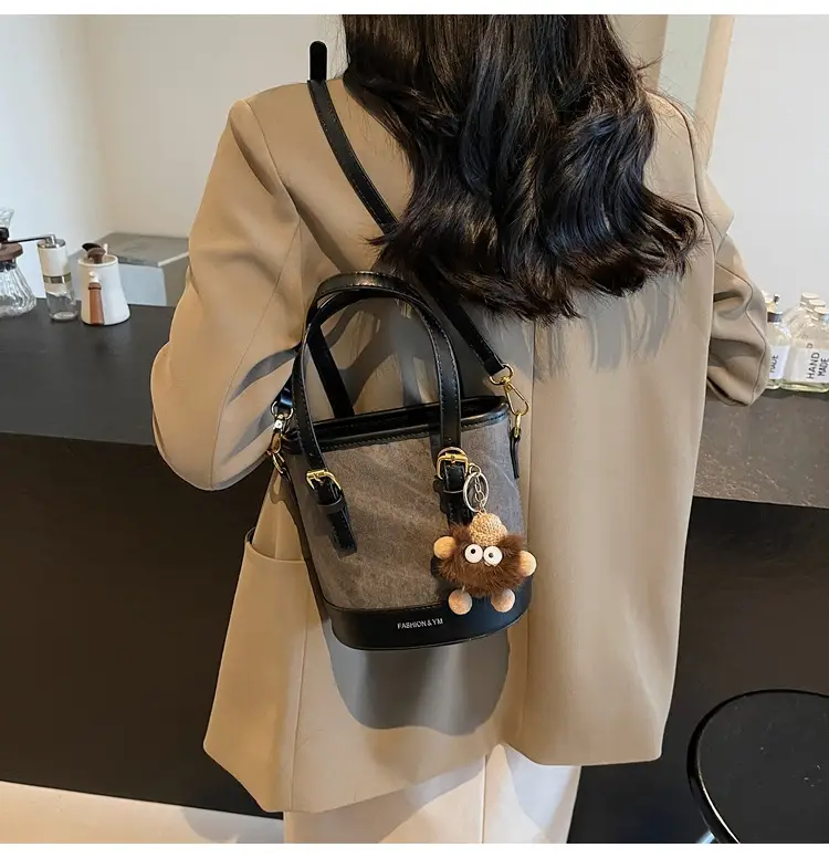 Crossbody Bag for Women with Pom Pom Decor — feature 25
