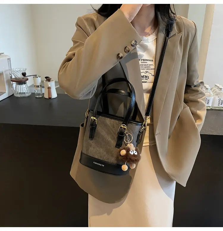 Crossbody Bag for Women with Pom Pom Decor — feature 28