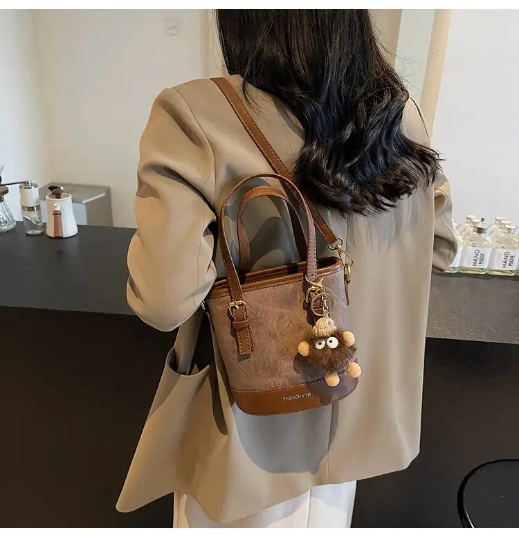 Crossbody Bag for Women with Pom Pom Decor — feature 29