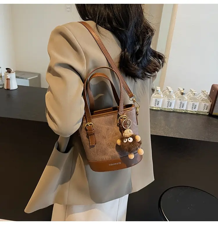 Crossbody Bag for Women with Pom Pom Decor — feature 30