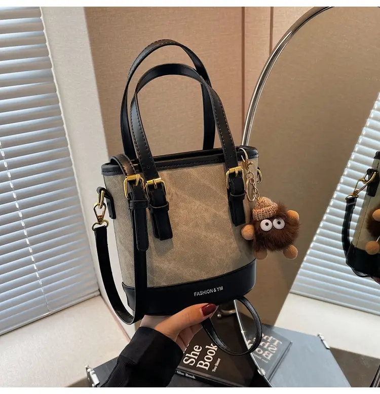 Crossbody Bag for Women with Pom Pom Decor — feature 36
