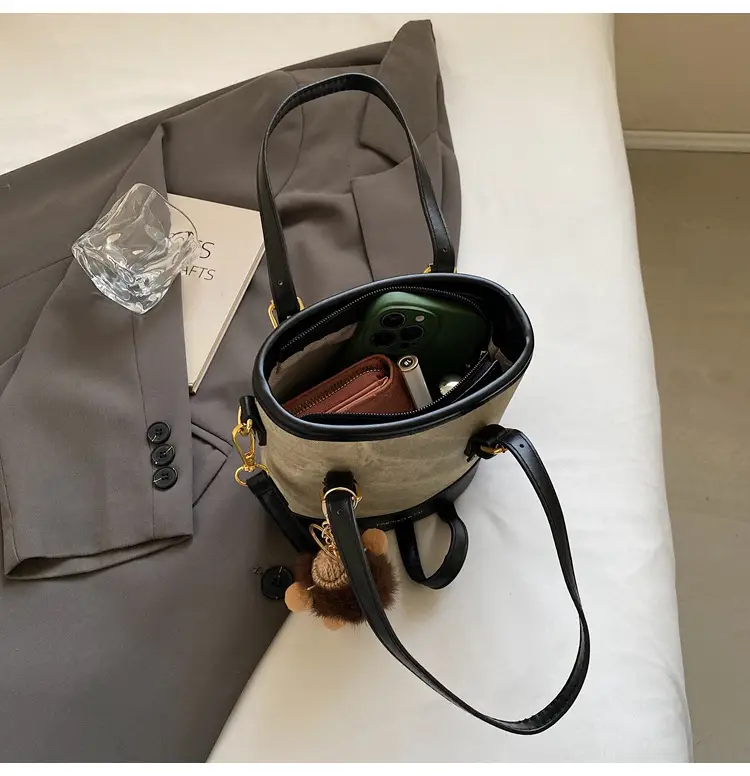Crossbody Bag for Women with Pom Pom Decor — feature 42