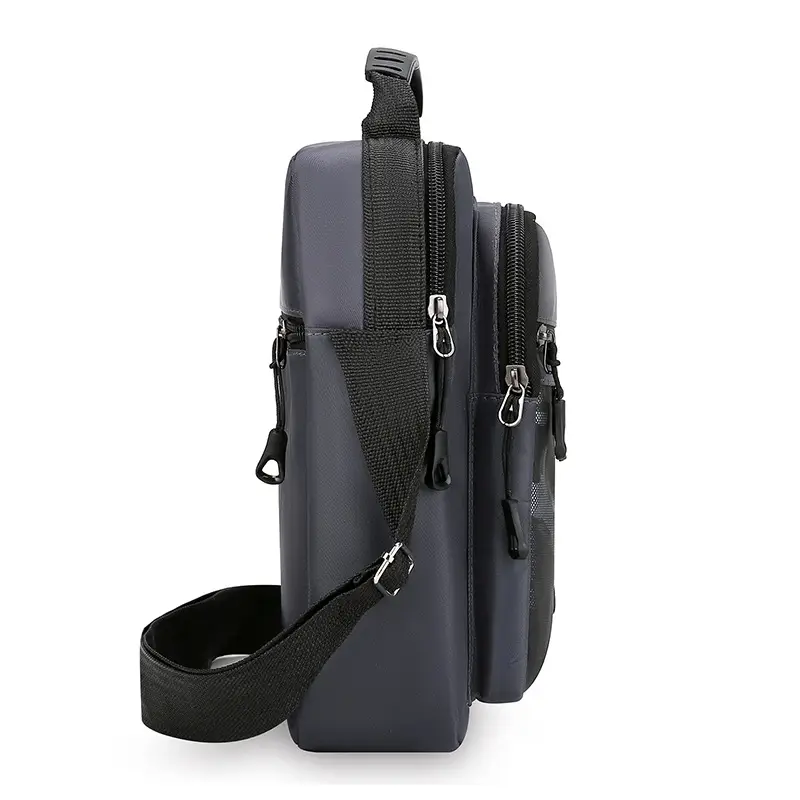 Men's Camouflage Satchel Backpack Black Crossbody - Image 14
