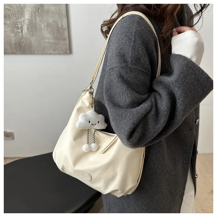 Brown Leather Commuter Tote Bag for Women Winter Large Capacity — feature 12