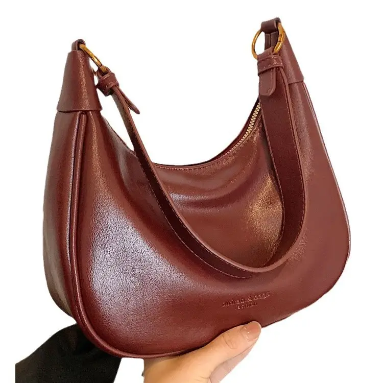Women's Brown Leather Shoulder Crossbody Bag 2024 - Image 9