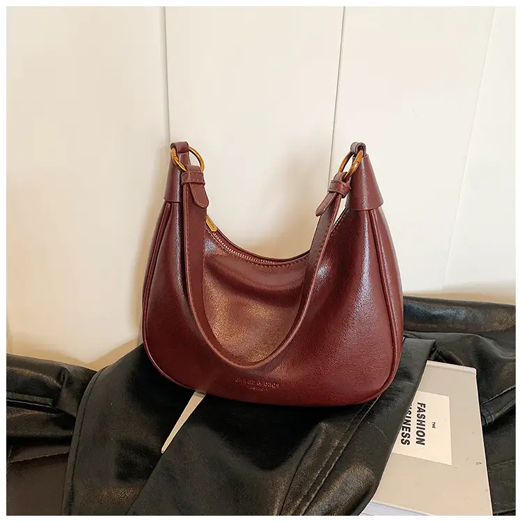 Women's Brown Leather Shoulder Crossbody Bag 2024 — feature 18