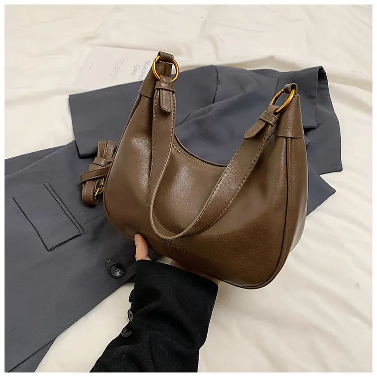 Women's Brown Leather Shoulder Crossbody Bag 2024 — feature 22