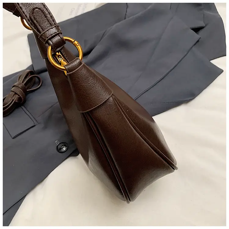 Women's Brown Leather Shoulder Crossbody Bag 2024 — feature 5