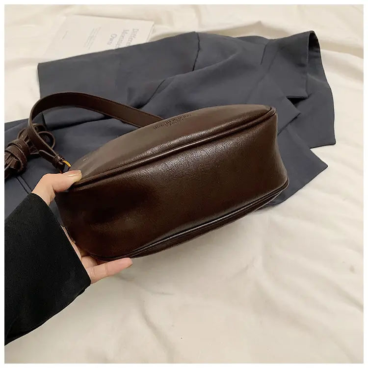 Women's Brown Leather Shoulder Crossbody Bag 2024 — feature 6