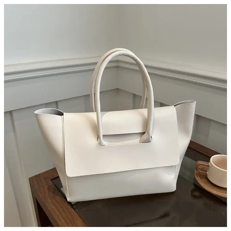 Women's Large Brown Leather Tote Bag 2024 - Image 2