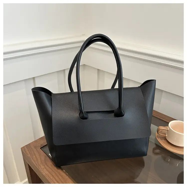 Women's Large Brown Leather Tote Bag 2024 - Image 5