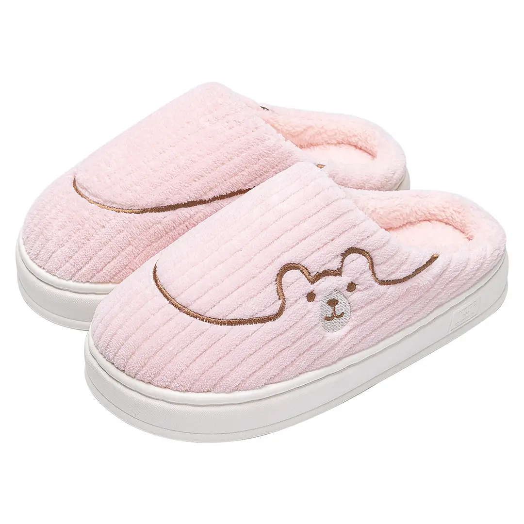 Cotton Slippers Women's Autumn and Winter New Indoor Home Home Warm Wool Slippers Men's Household Men's Autumn and Winter - Image 9