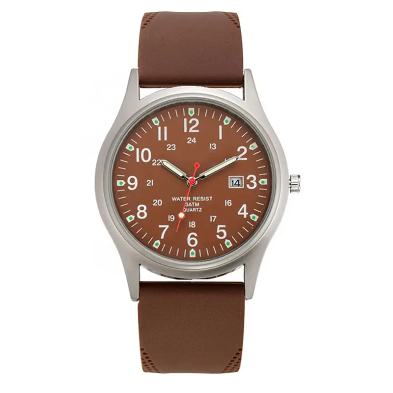 Military Style Silicone Watch for Men Blue - Image 2
