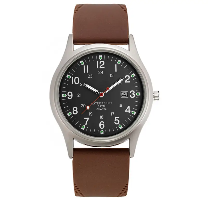 Military Style Silicone Watch for Men Blue - Image 6