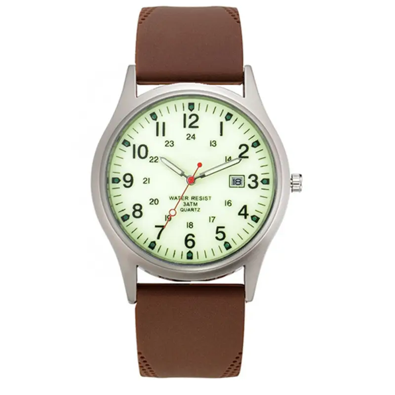 Military Style Silicone Watch for Men Blue - Image 8
