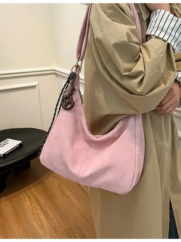 Crossbody Tote Bag Large Capacity Autumn Winter College Student - Image 6