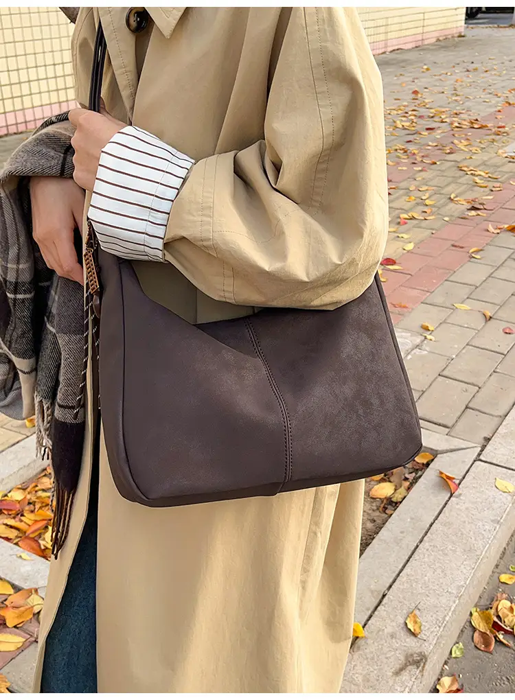 Crossbody Tote Bag Large Capacity Autumn Winter College Student — feature 19