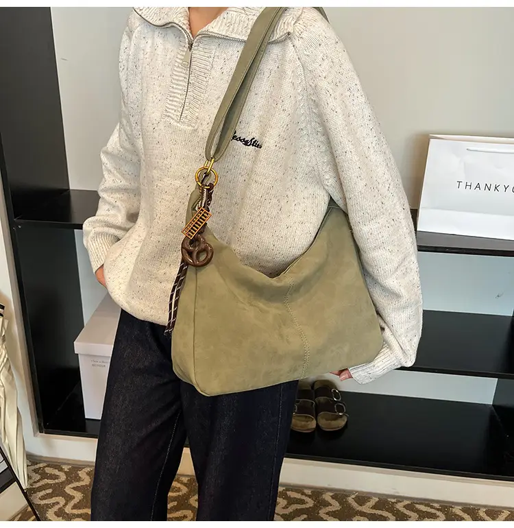 Crossbody Tote Bag Large Capacity Autumn Winter College Student — feature 24