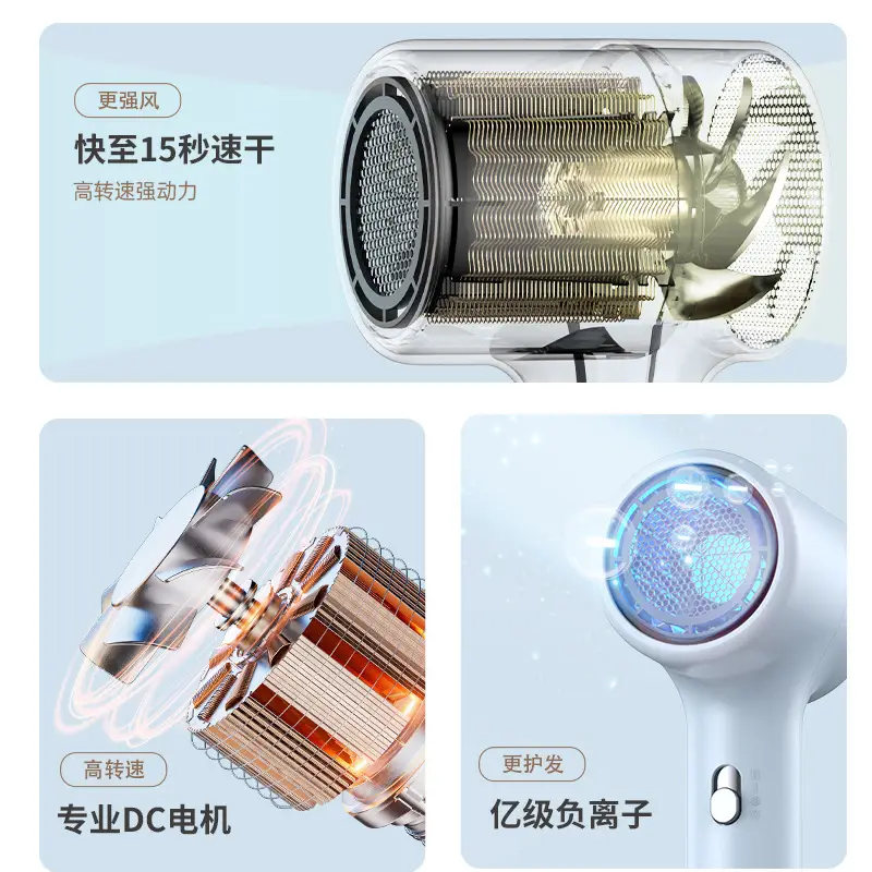 Electric Hair Dryer with Cold Wind & Negative Ion Technology — feature 16