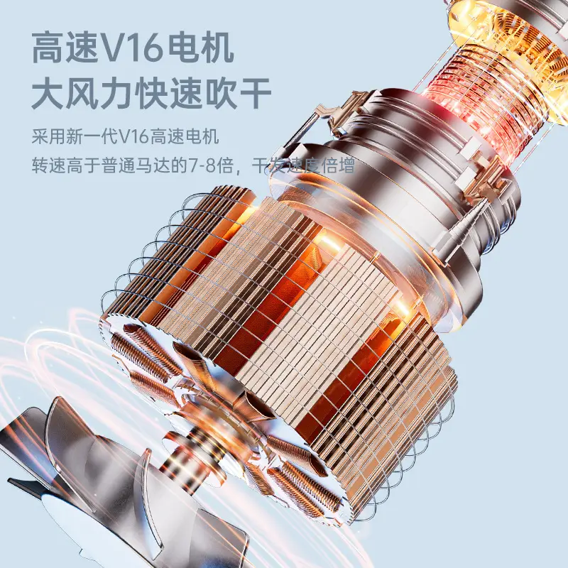 Electric Hair Dryer with Cold Wind & Negative Ion Technology — feature 17