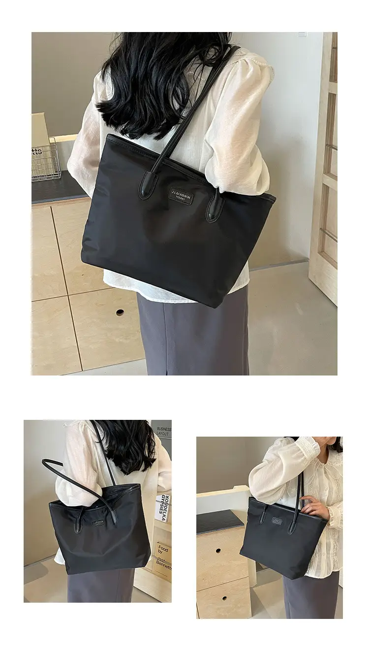 Women's Korean Style Black Tote Bag 2024 New Arrival — feature 12