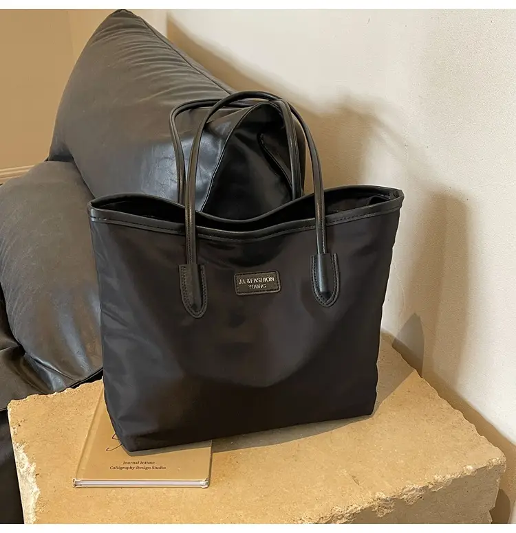 Women's Korean Style Black Tote Bag 2024 New Arrival — feature 14