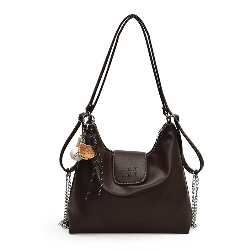 Vintage Work Commuter Tote Bag Women Large Capacity Backpack 2024 New Casual Small Multi-function Shoulder Bag - Image 13