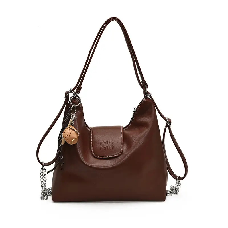 Vintage Work Commuter Tote Bag Women Large Capacity Backpack 2024 New Casual Small Multi-function Shoulder Bag - Image 7