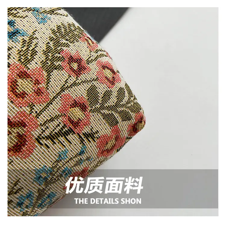 Japanese Floral Canvas Shoulder Bag Large Capacity — feature 5