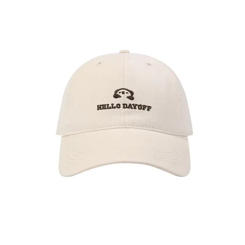 Hello Dayoff Beige Cap for Women Baseball - Image 12