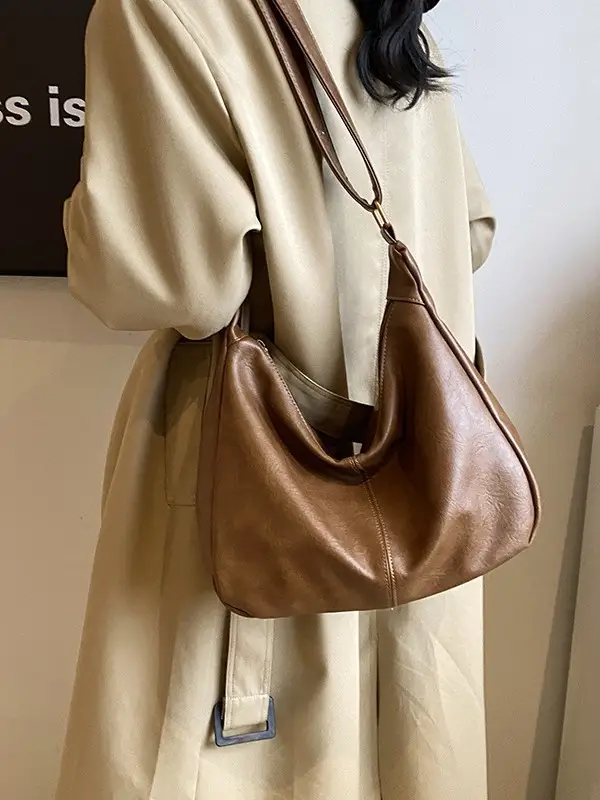 Women's Large Capacity Crossbody Bag Autumn Winter Retro High End - Image 7