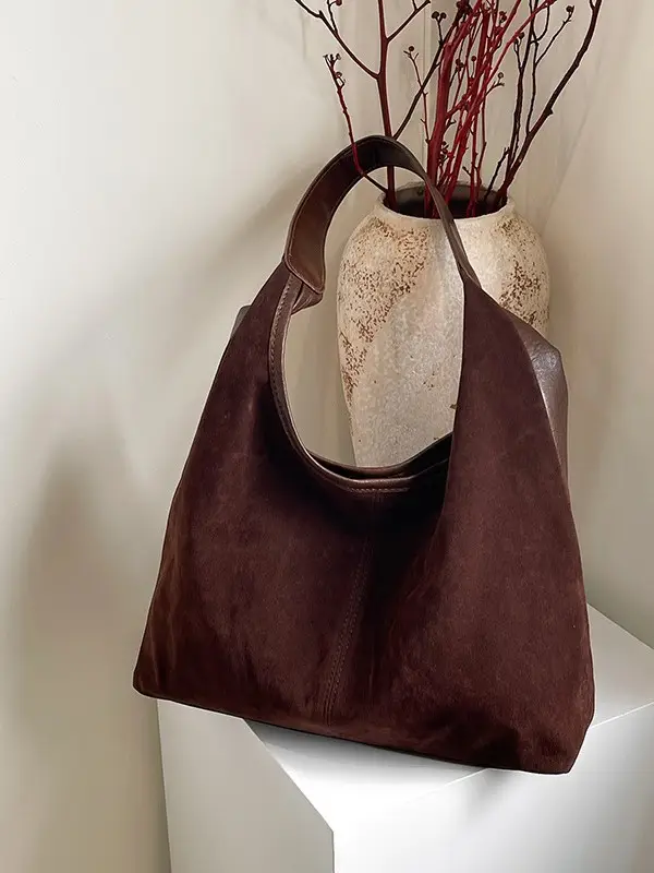 Women Retro Cross-Border Shoulder Bag Brown 2026 - Image 5
