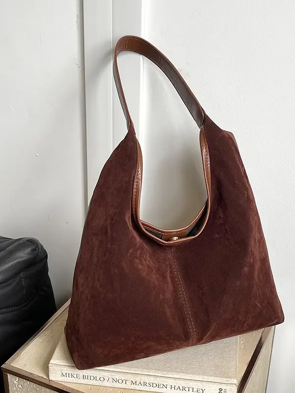 Women Retro Cross-Border Shoulder Bag Brown 2026 - Image 7