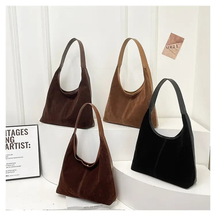 Women Retro Cross-Border Shoulder Bag Brown 2026 — feature 1